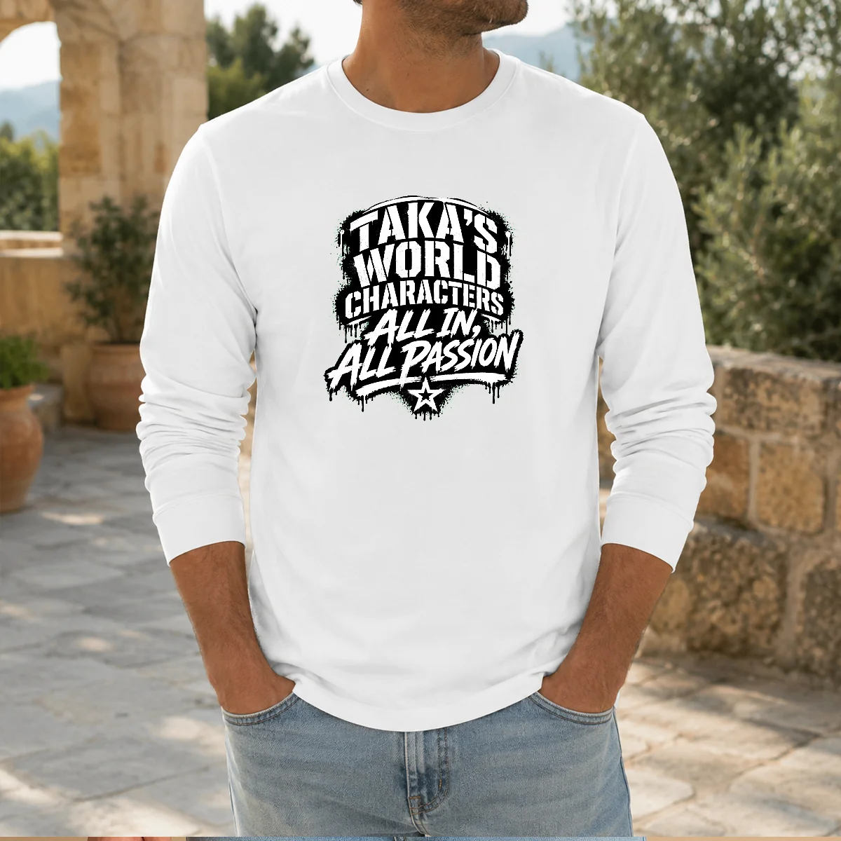 Pretty Takas World Characters Passion Stencil Shirt For Anime Shirt - Image 7