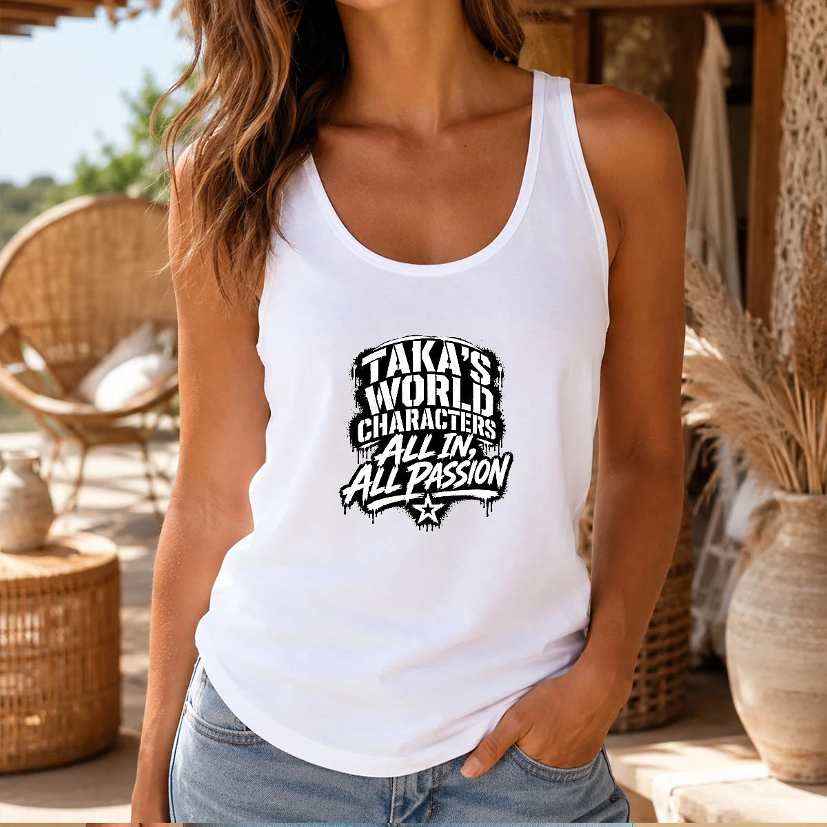 Pretty Takas World Characters Passion Stencil Shirt For Anime Shirt - Image 3