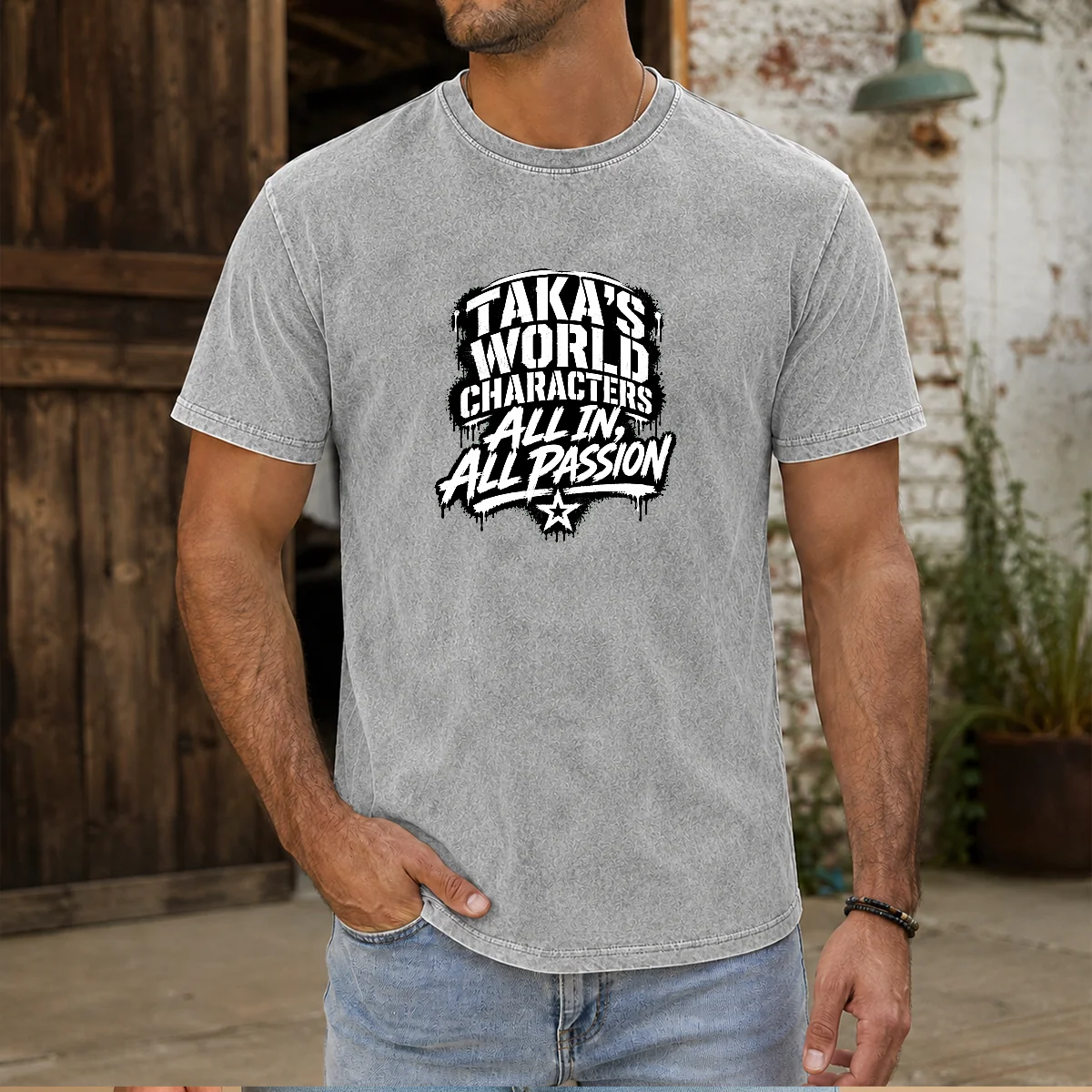 Pretty Takas World Characters Passion Stencil Shirt For Anime Shirt - Image 9