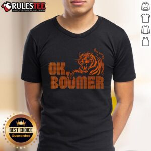 Funny OK Boomer Cincinnati Football Tiger T-Shirt