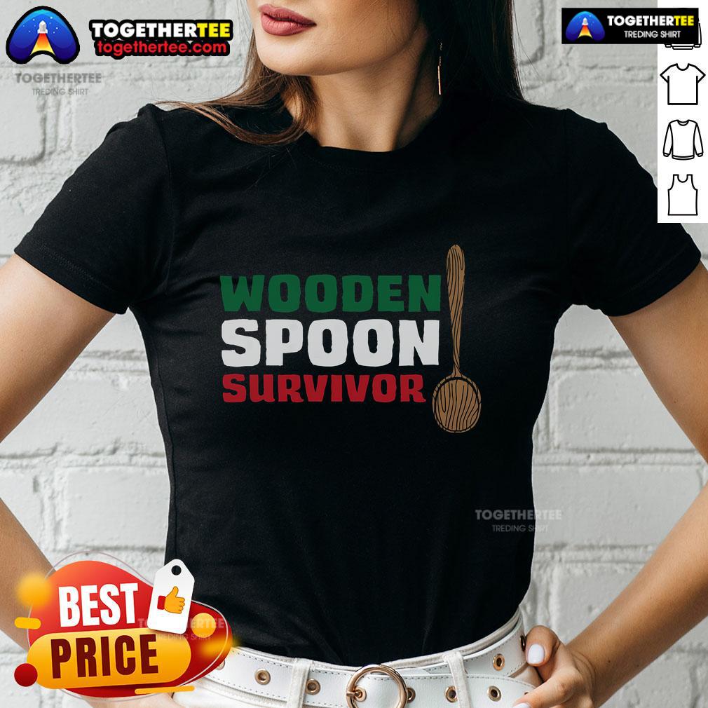Nice Wooden Spoon Survivor Italian Flag T-Shirt - Image 3