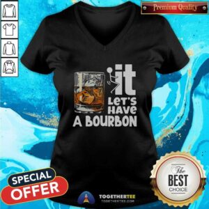 Alternative view of Beautiful Wine It Let’s Have A Bourbon Shirt