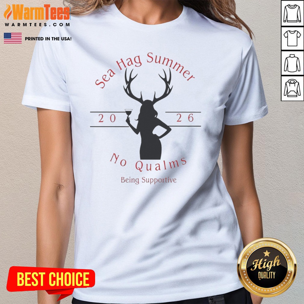 Nice Sea Hag Summer No Qualms 2026 Shirt - Image 3