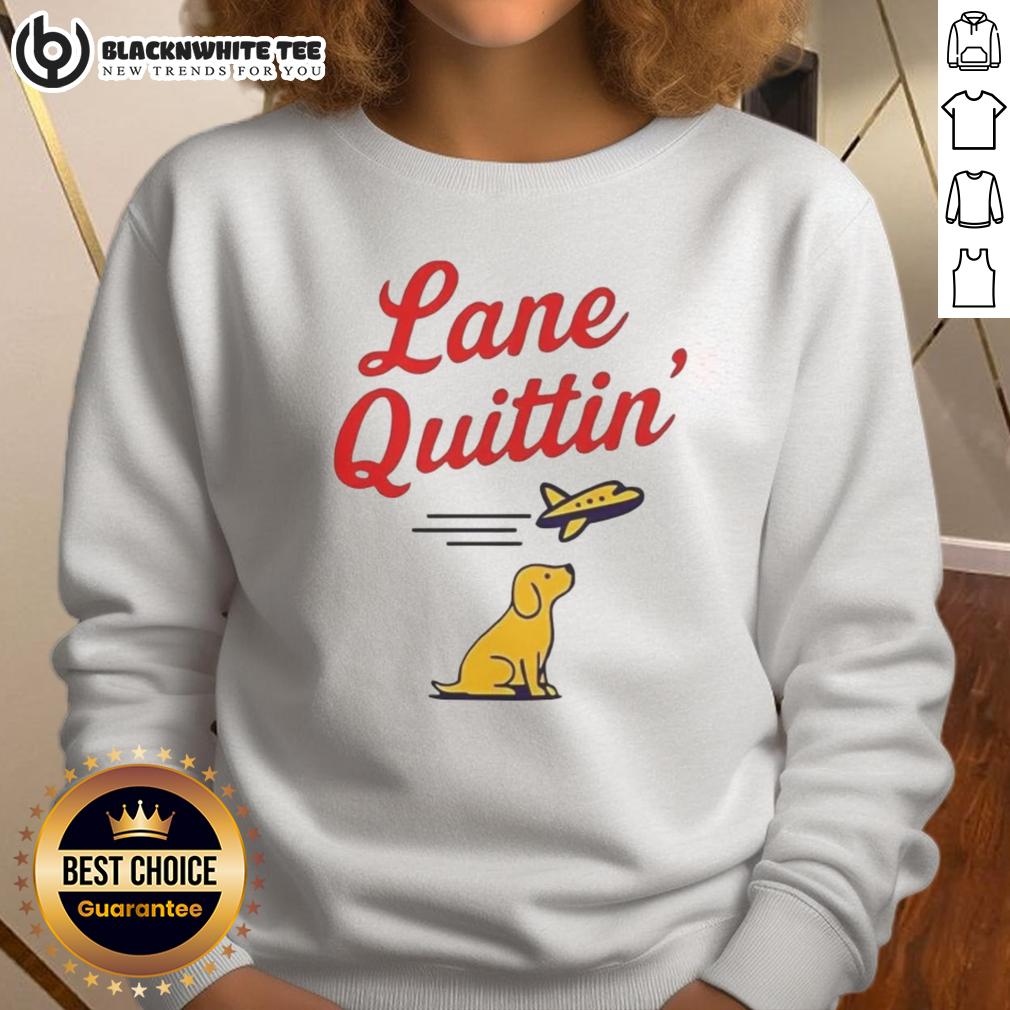 Awesome Lane Quittin' Lane Kiffin Football Coach Dog And Plane T-Shirt - Image 5
