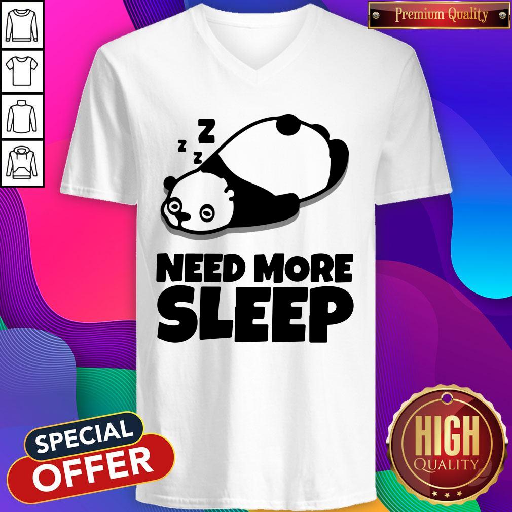 Nice Need More Sleep Panda Shirt - Image 2
