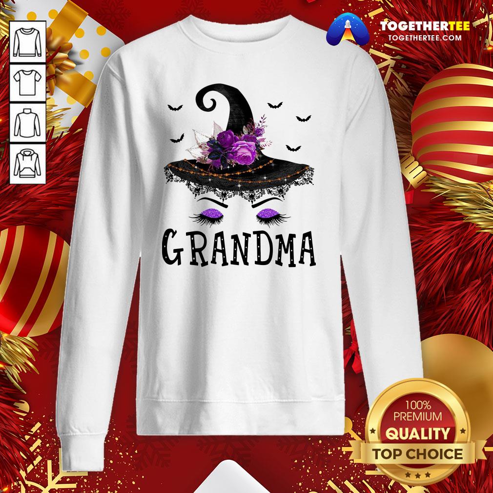 Funny Grandma Witch Hat Halloween Shirt - Image 4