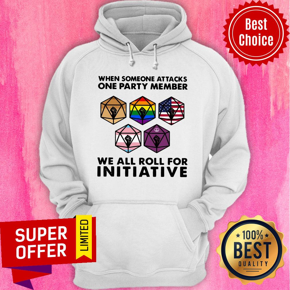 When Someone Attacks On Party Member For Initiative Black Live Matter American LGBT Shirt - Image 3