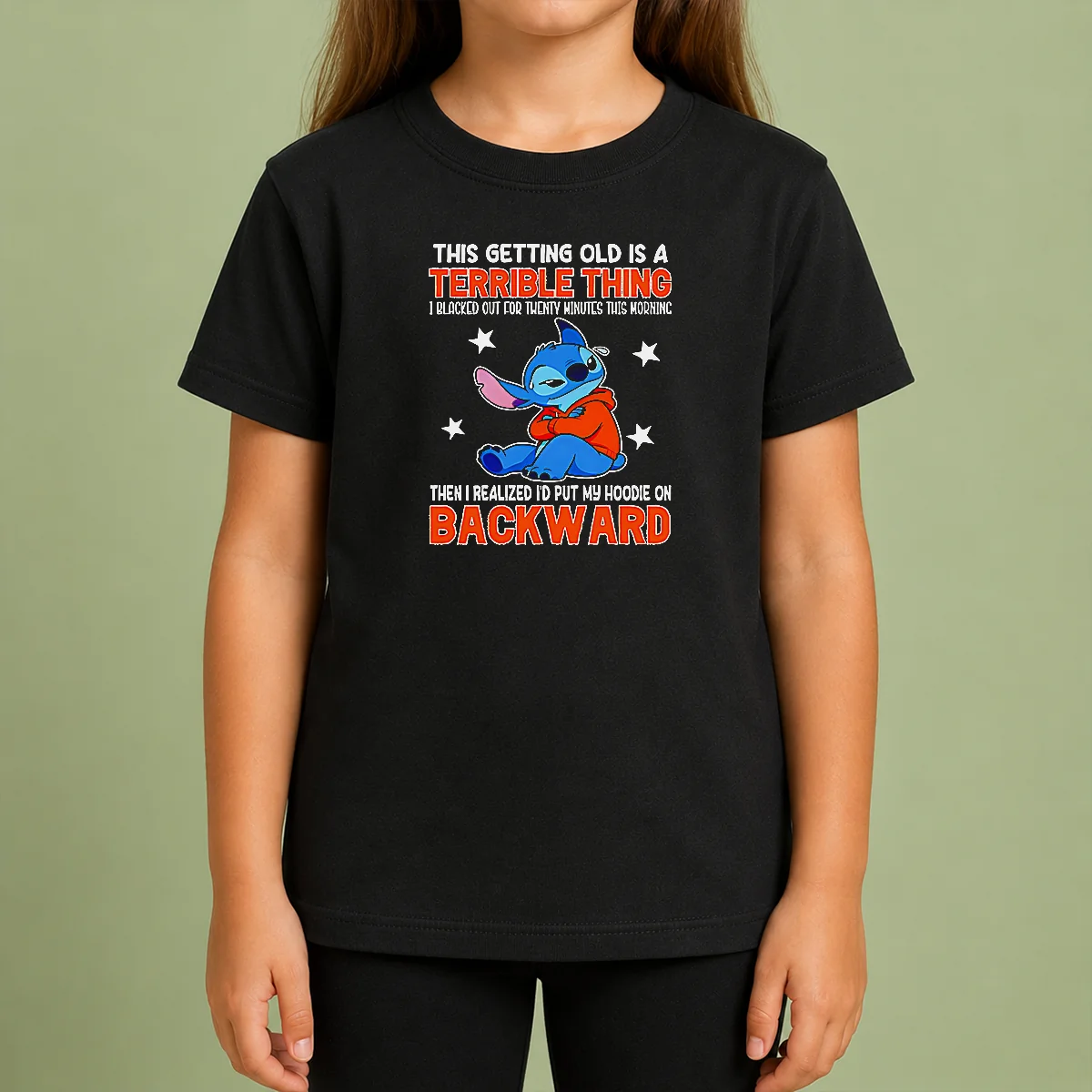 Pretty Stitch This Getting Old Is A Terrible Thing I Blacked Out For Twenty Minutes This Morning Shirt - Image 9
