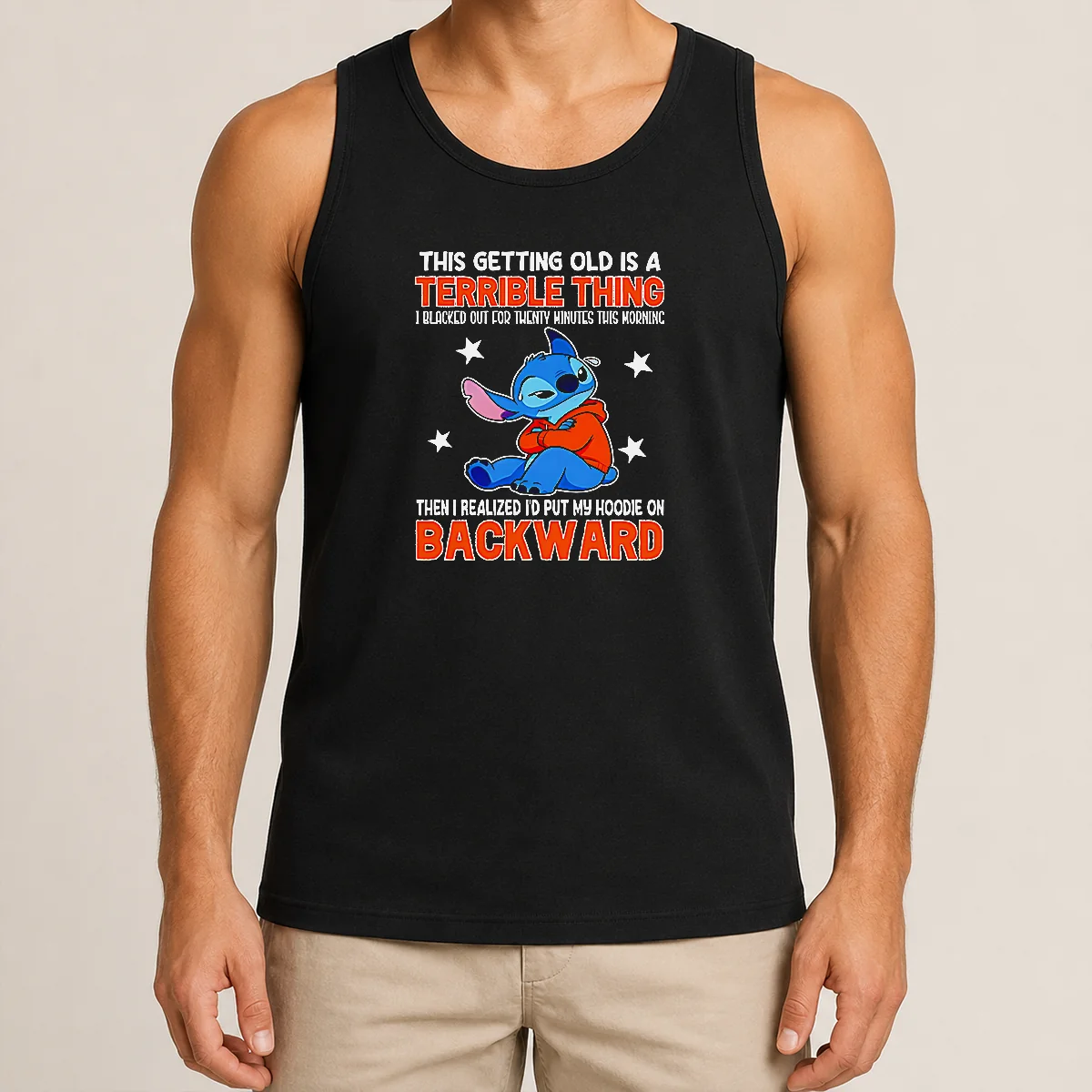 Pretty Stitch This Getting Old Is A Terrible Thing I Blacked Out For Twenty Minutes This Morning Shirt - Image 3
