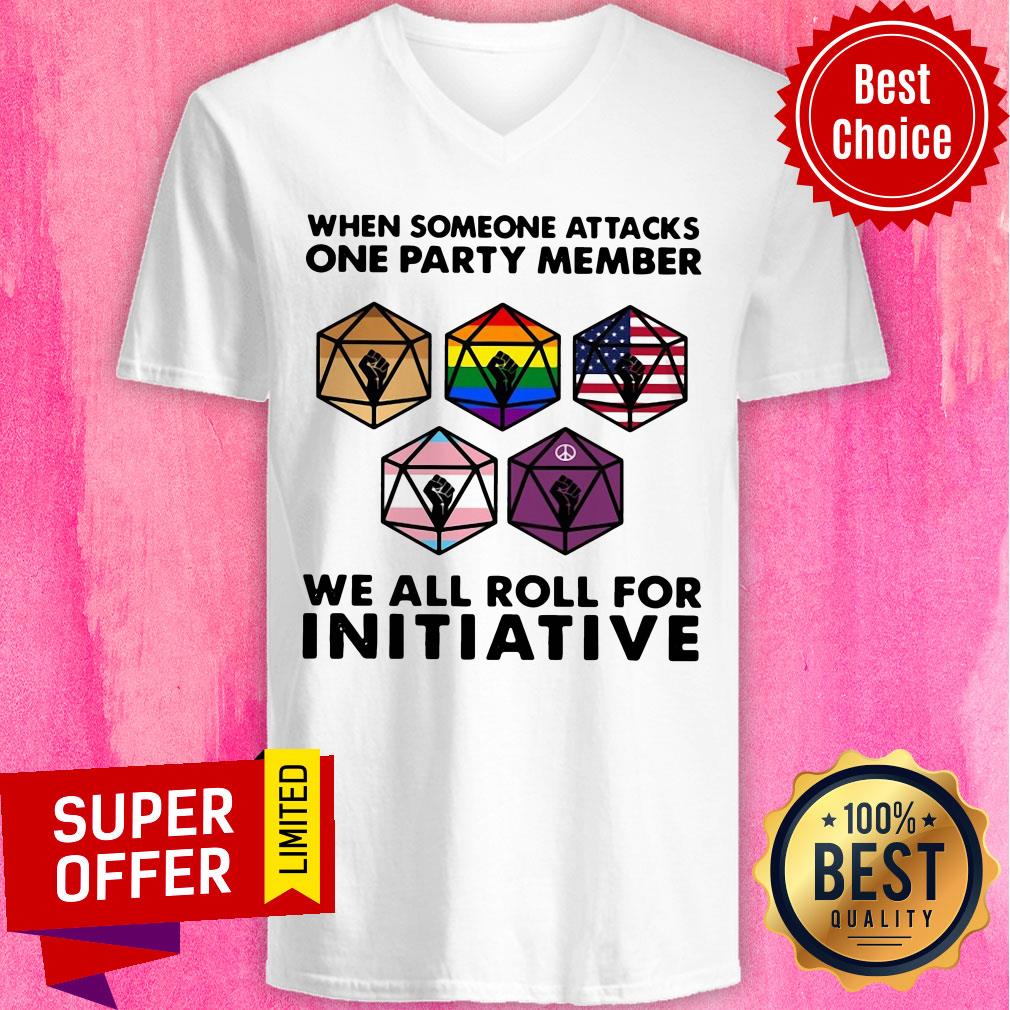 When Someone Attacks On Party Member For Initiative Black Live Matter American LGBT Shirt - Image 4