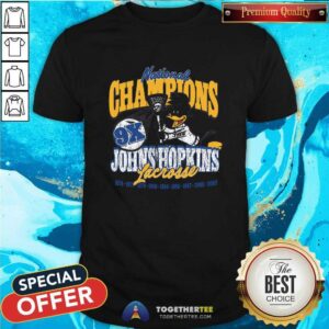 Original National Champions 9x Johns Hopkins Lacrosse T-Shirt