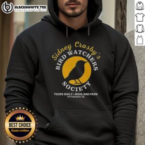 Alternative view of Top Sidney Crosby Bird Watchers Throw Blanket T-Shirt