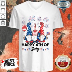 Alternative view of Gnomes America Happy 4th Of July Shirt
