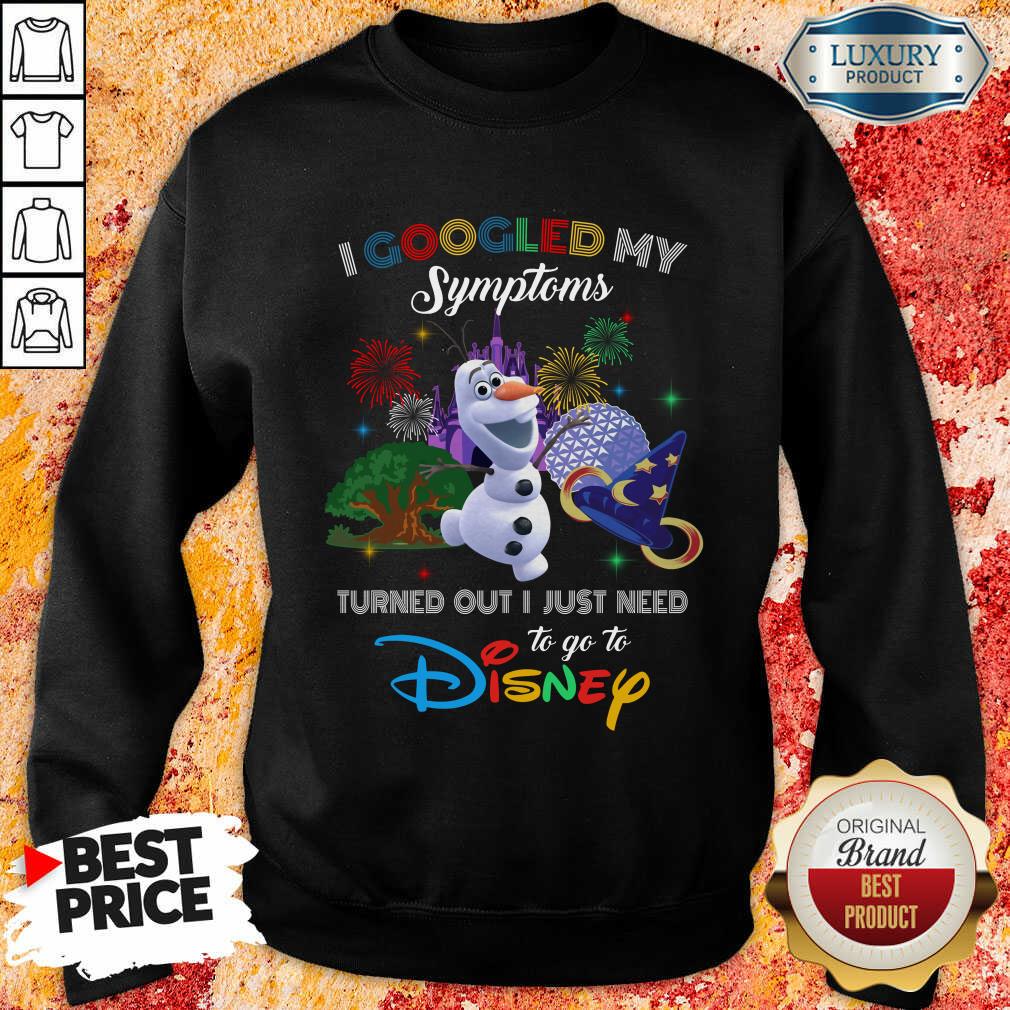 Good Snowman I Googled My Symptoms Disney Shirt - Image 4