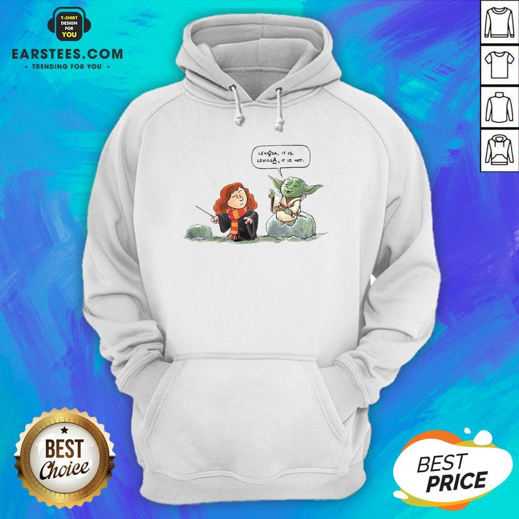 Top Baby Yoda Harry Potter Leviosa It Is Leviosa It Is Not Shirt - Image 2