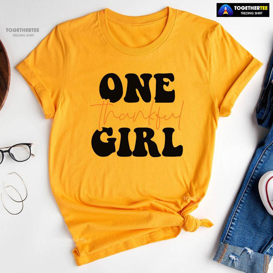 One Thankful Girl T-Shirt - Image 10