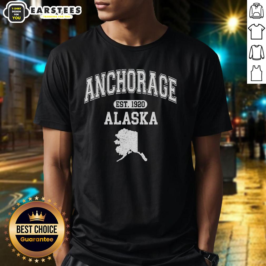 Awesome Anchorage Alaska Est. 1920 Varsity T-Shirt
