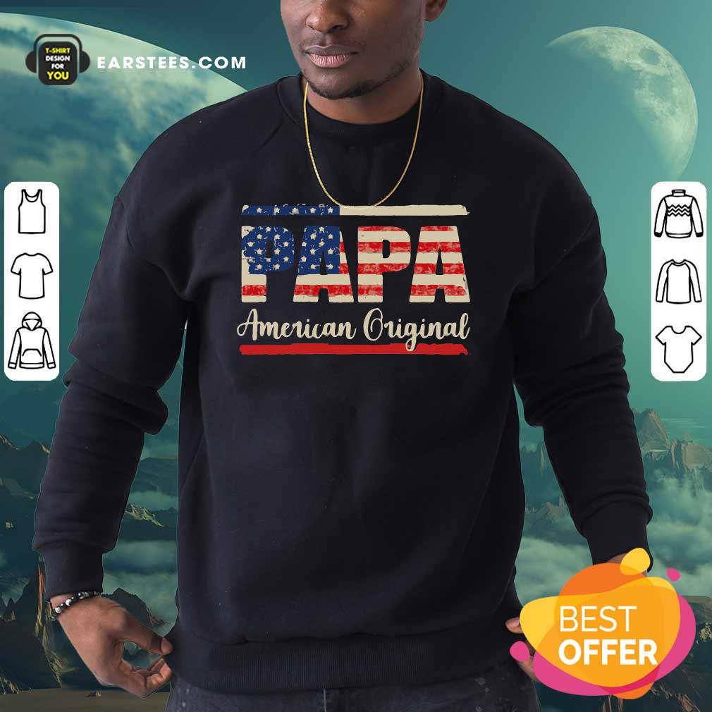 Premium Papa American Original T-Shirt - Image 5