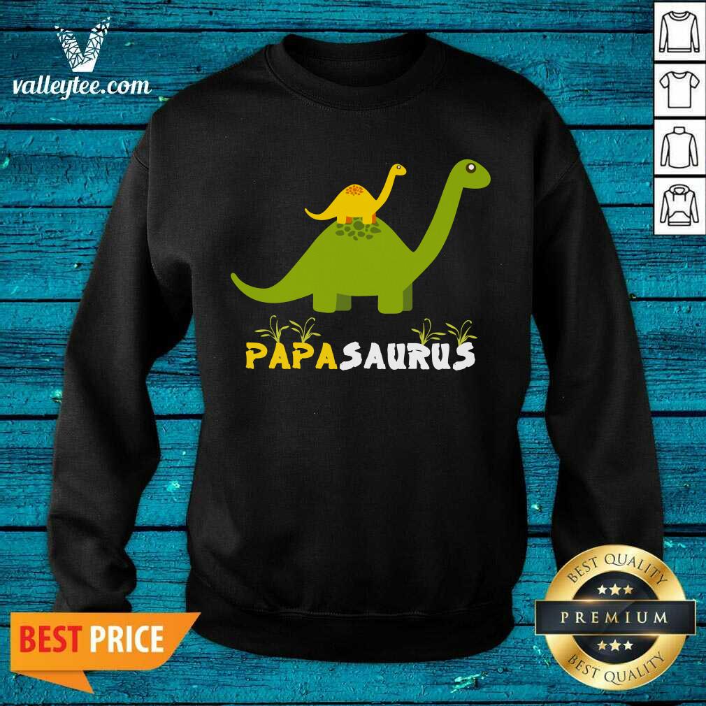 Dinosaur Papa Saurus Shirt - Image 3
