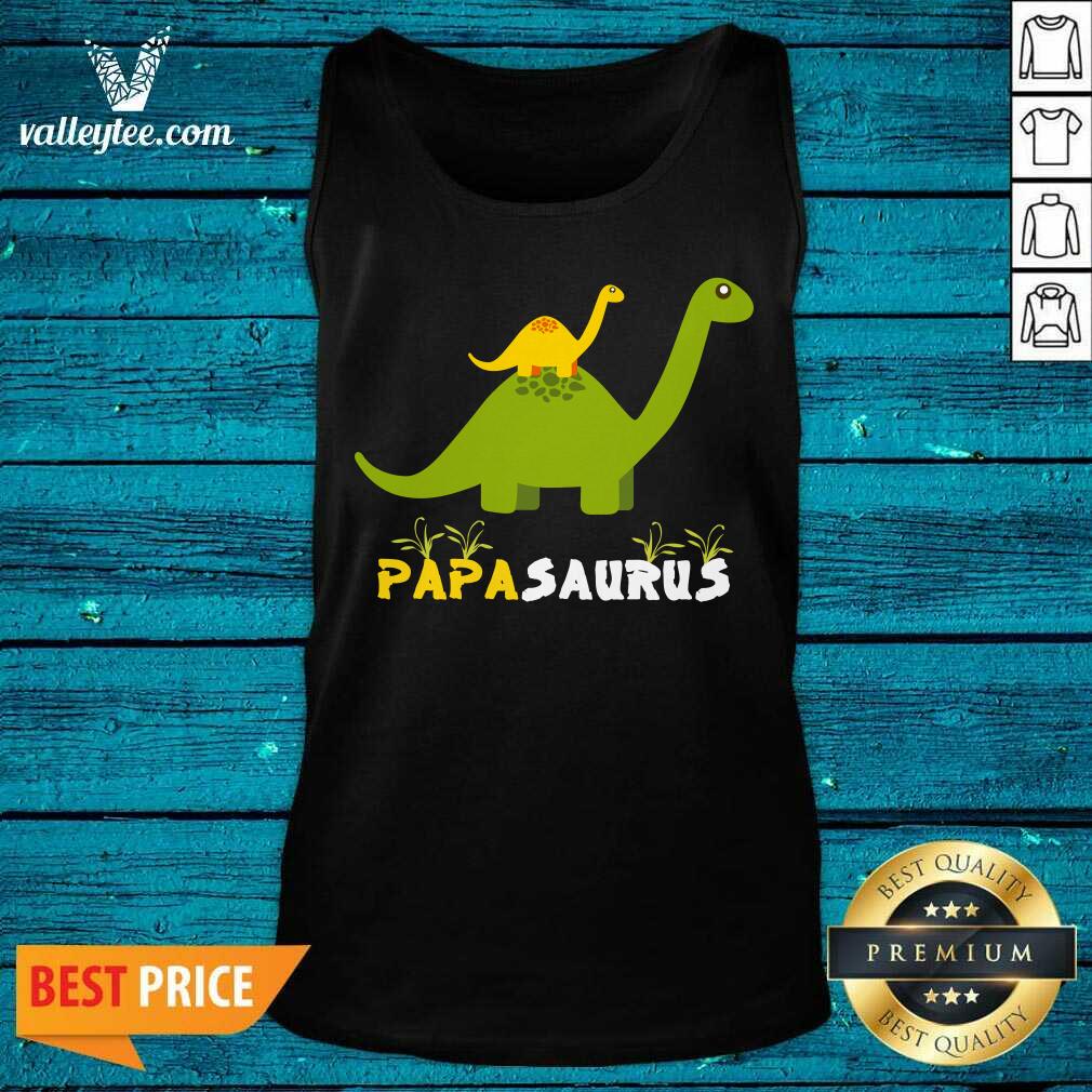 Dinosaur Papa Saurus Shirt - Image 2