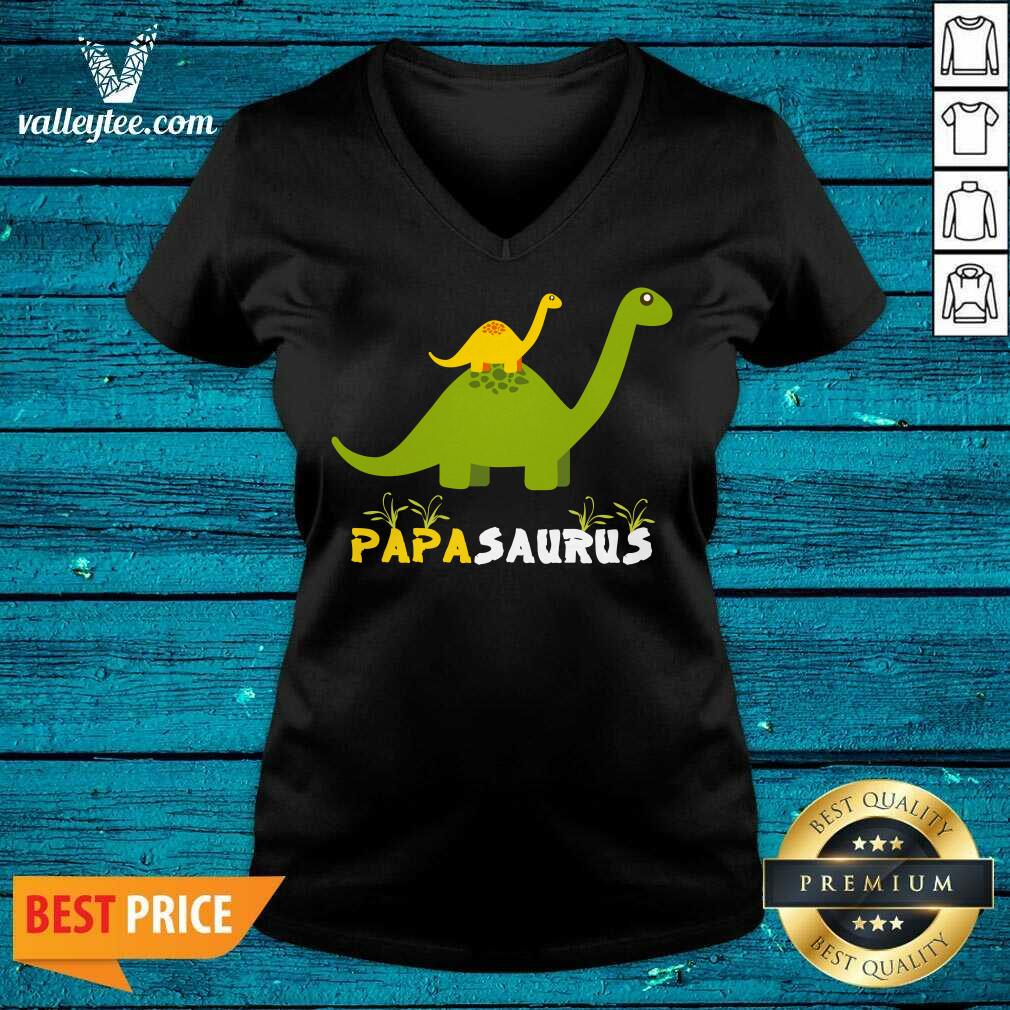 Dinosaur Papa Saurus Shirt - Image 5