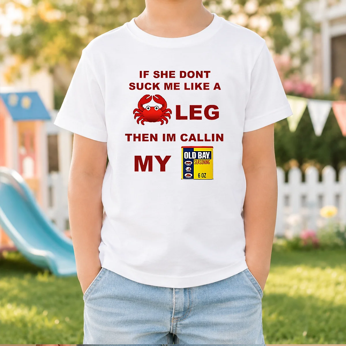 Top If She Don'T Suck Me Like A Crab Leg Then I'M Calling My Old Bay Seasoning Shirt - Image 8