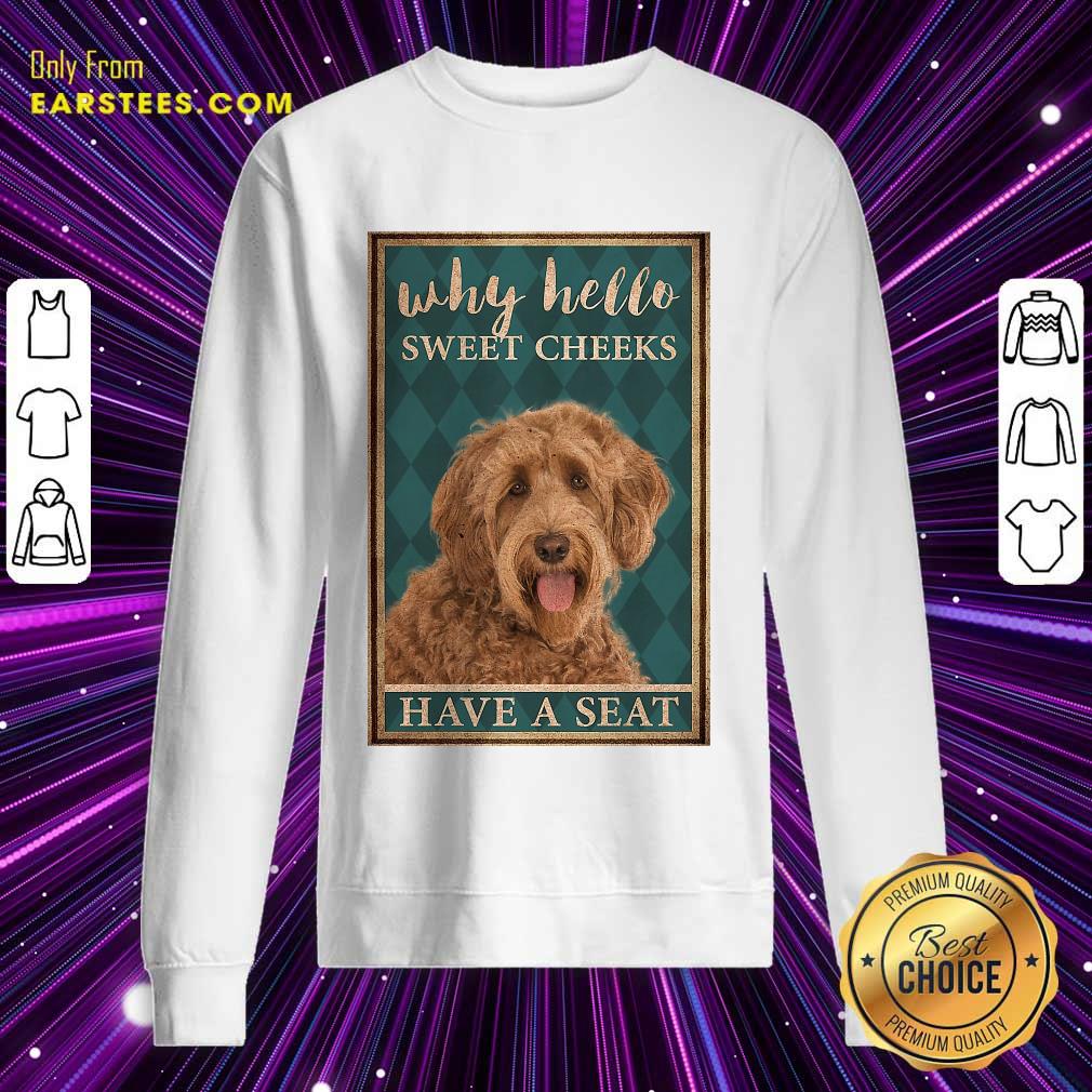 Nice Labradoodle Why Hello Poster Shirt - Image 3