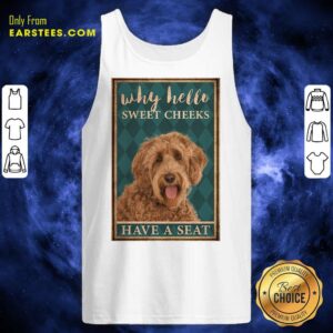 Alternative view of Nice Labradoodle Why Hello Poster Shirt