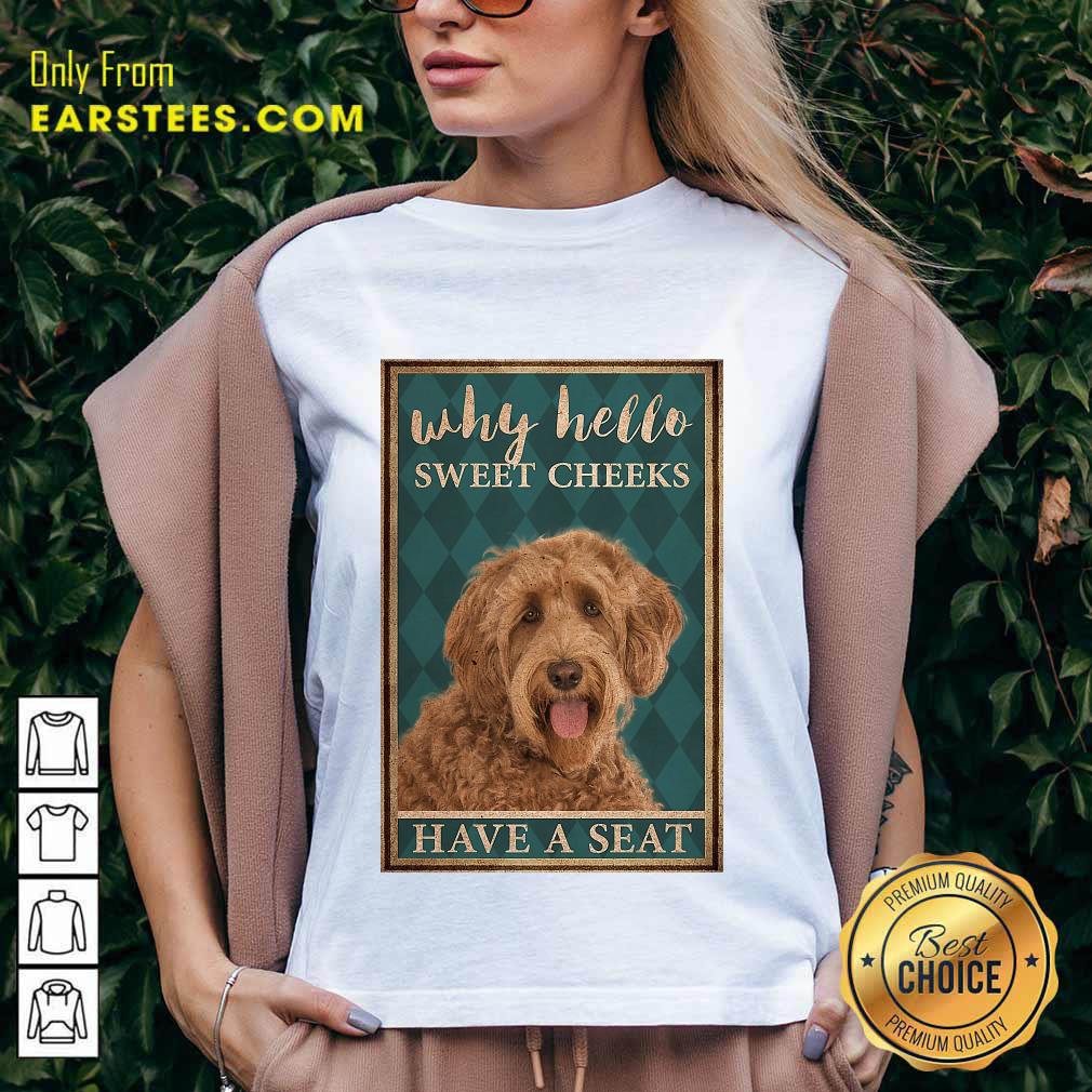 Nice Labradoodle Why Hello Poster Shirt - Image 5