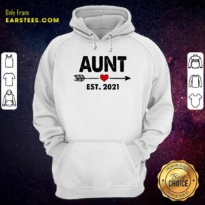 Alternative view of Official Aunt Est 2021 Heart Shirt