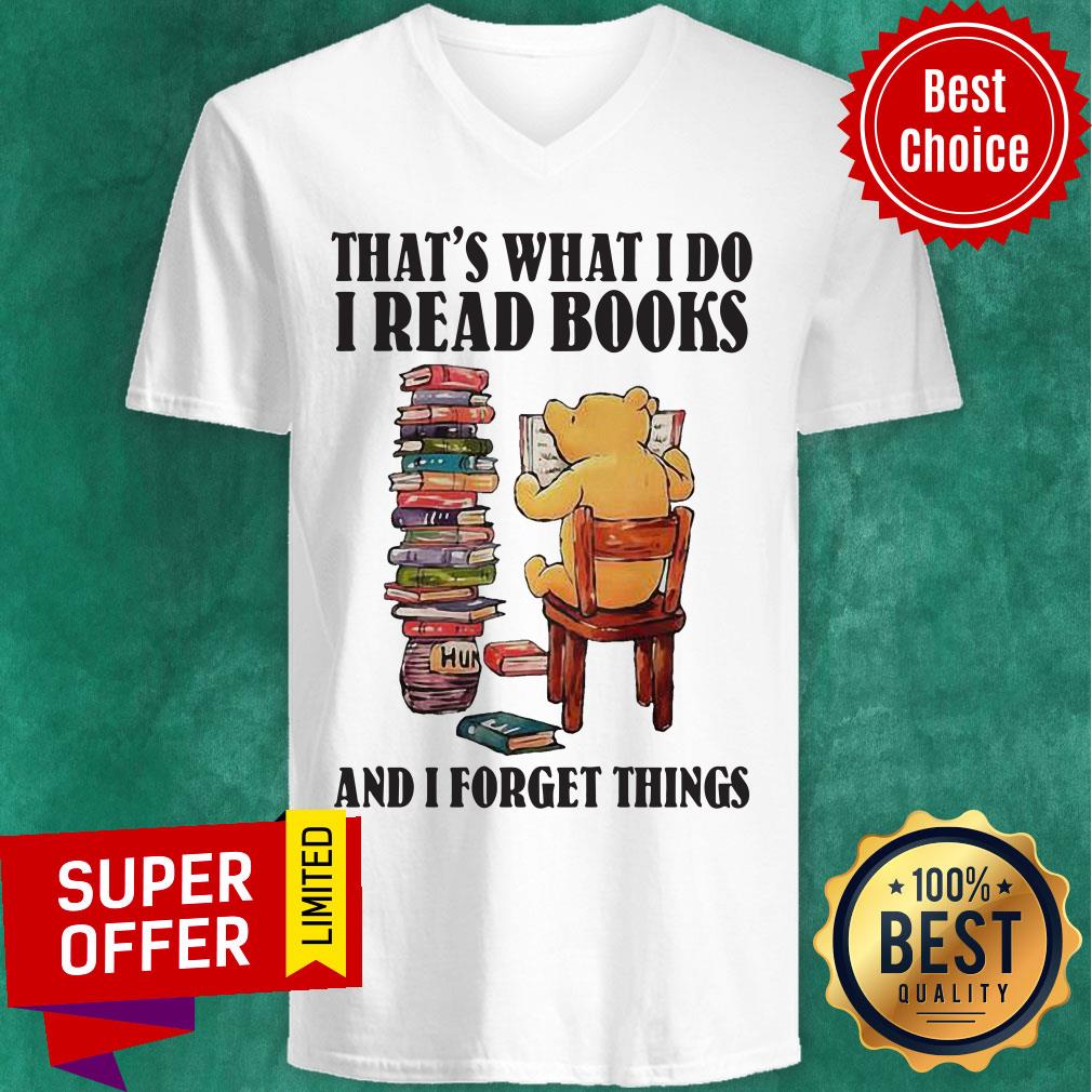 That's What I Do I Bear Read Books And I Forger Things Shirt - Image 2