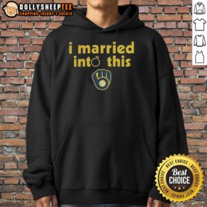 Alternative view of Hot Milwaukee Brewers I Married Into This T-Shirt