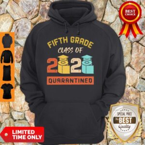 Alternative view of Top Fifth Grade Class Of 2020 Toilet Paper Quarantined Vintage Shirt