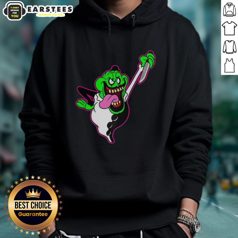 Premium The Real Clownbusters Slimer Ghostbusters Parody Halloween T-Shirt - Image 2