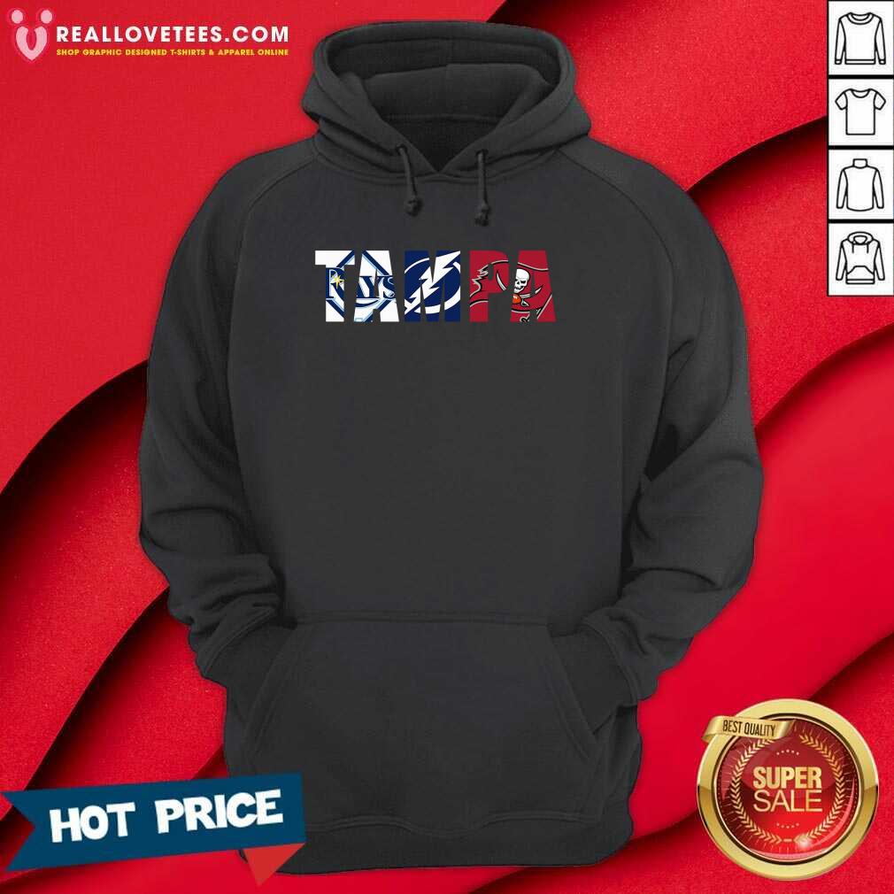 So Tampa Sports Tampa Bay Rays Tampa Bay Lightning Tampa Bay Buccaneers Shirt - Image 4