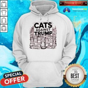 Alternative view of Good Cute Cats Against Trump T-Shirt