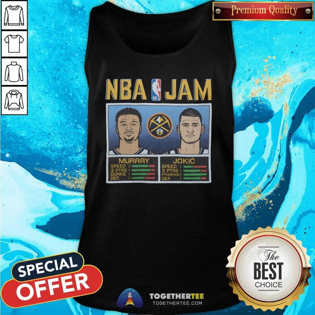 Hot Youth NBA Jam Nuggets Murray And Jokic T-Shirt - Image 4