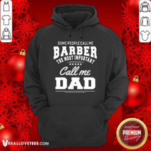 Alternative view of Barber Call Me Dad Shirt