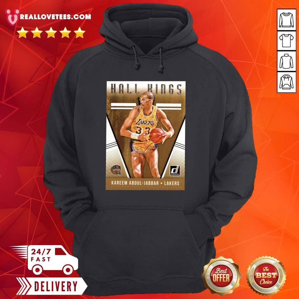 Cute 2018 2019 Donruss Hall Kings Basketball Card 12 Kareem Abdul Jabbar Los Angeles Lakers Shirt - Image 4