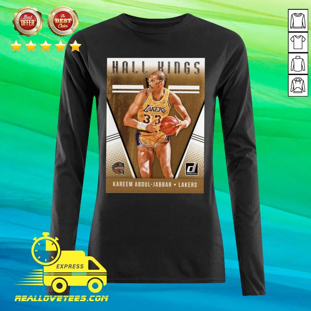 Cute 2018 2019 Donruss Hall Kings Basketball Card 12 Kareem Abdul Jabbar Los Angeles Lakers Shirt - Image 2