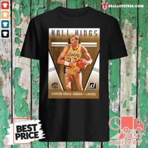 Cute 2018 2019 Donruss Hall Kings Basketball Card 12 Kareem Abdul Jabbar Los Angeles Lakers Shirt