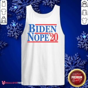 Alternative view of Premium Biden Nope 2020 President Election Shirt