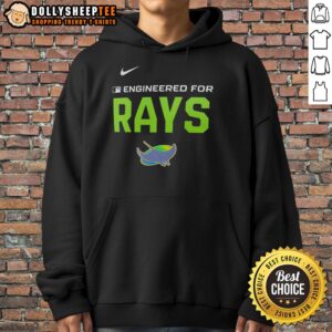 Alternative view of Official Engineered For Tampa Bay Rays MLB Logo T-Shirt