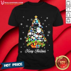 Nice Gift Merry Christmas Tree Shirt