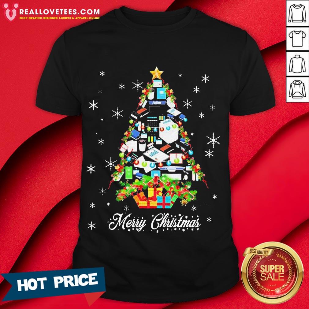 Nice Gift Merry Christmas Tree Shirt