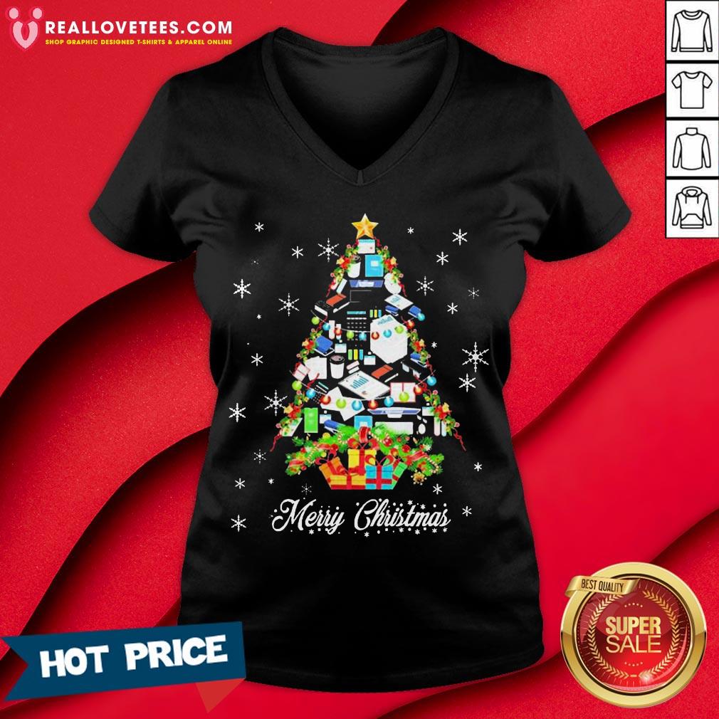 Nice Gift Merry Christmas Tree Shirt - Image 5