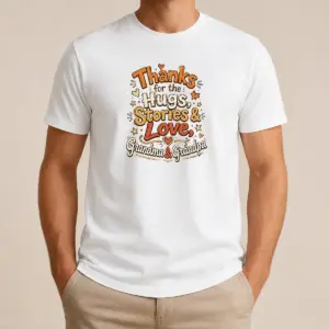 Premium Original Grandparents Day Thank You Doodle For Family Love Shirt
