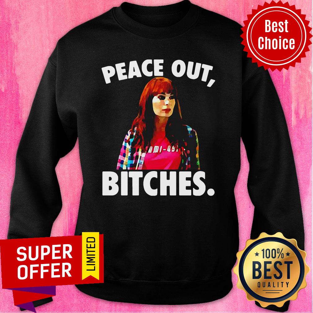 Top Felicia Day Peace Out Bitches Shirt - Image 4