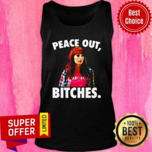 Alternative view of Top Felicia Day Peace Out Bitches Shirt