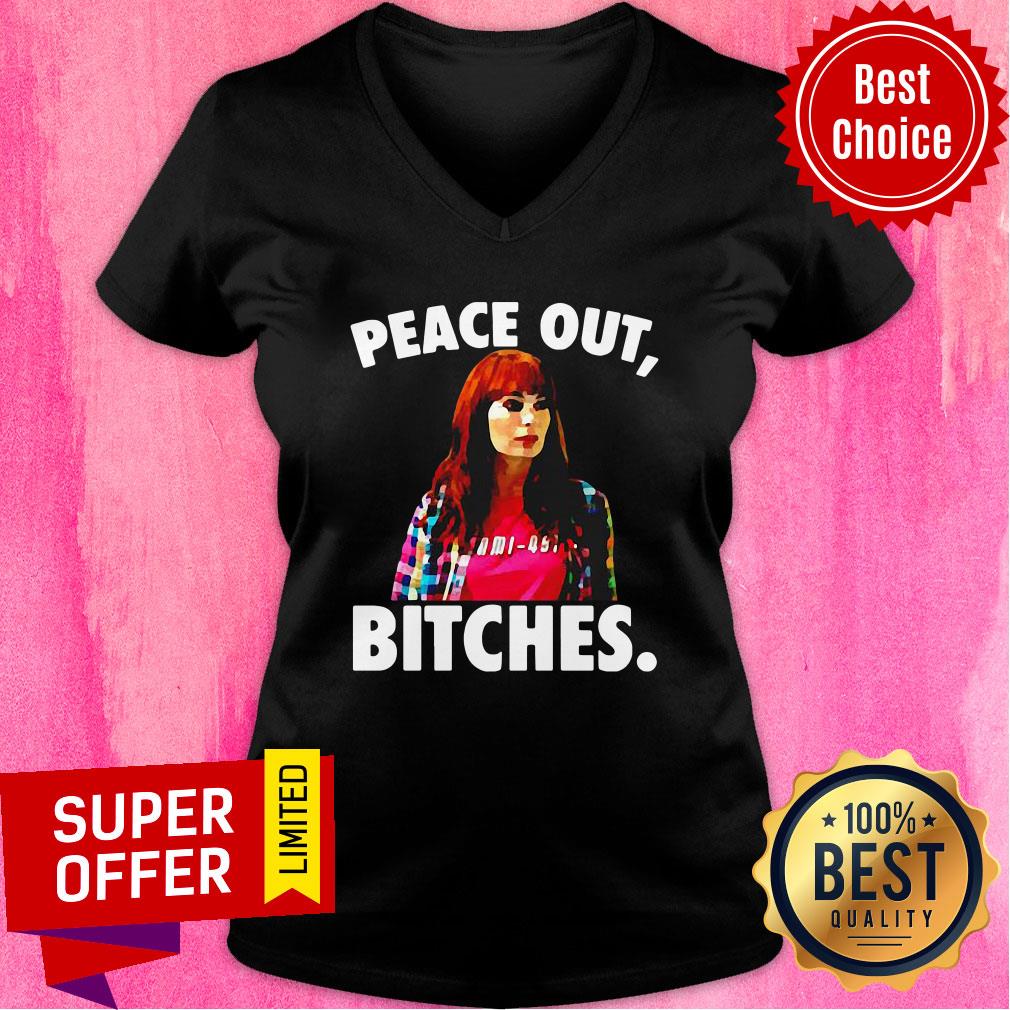 Top Felicia Day Peace Out Bitches Shirt - Image 3